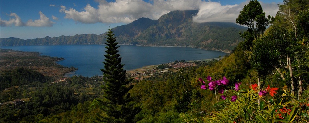 Bali – Aerial view of Lake Batur